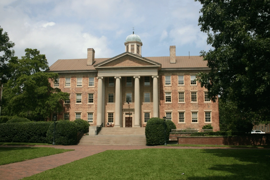 UNC Chapel Hill building on campus 